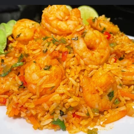 Arroz con Camarones (entero)