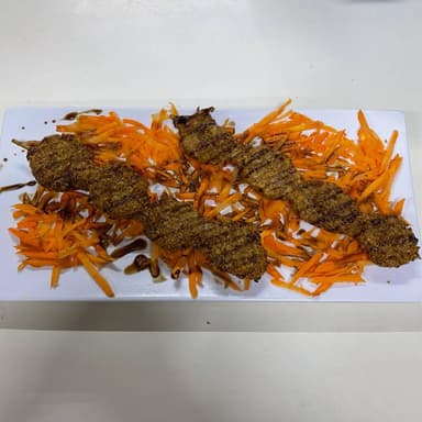 Brochetas de Camarón