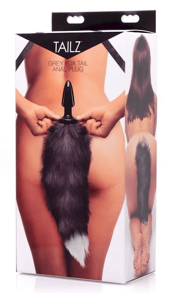 XR TAILZ GREY FOX TAIL ANAL PLUG