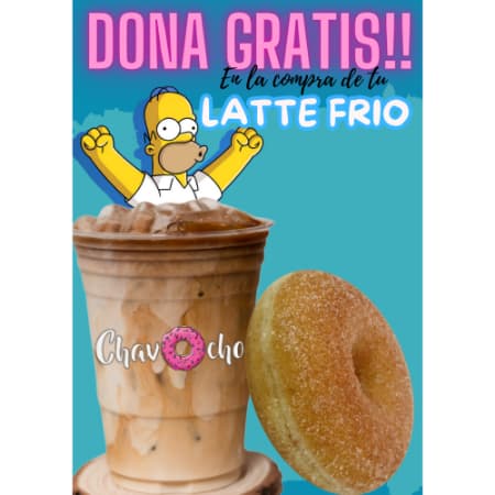 Latte + Dona