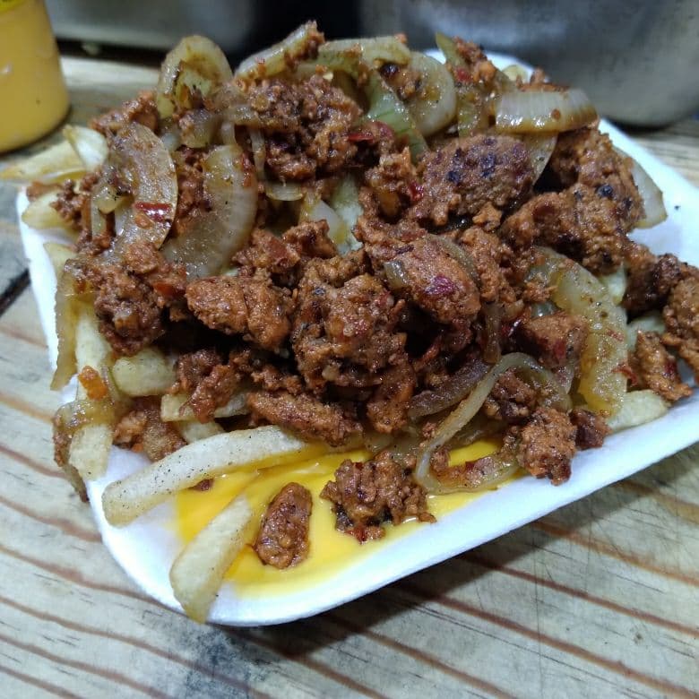 Súper Papas Fritas de Carne al Pastor