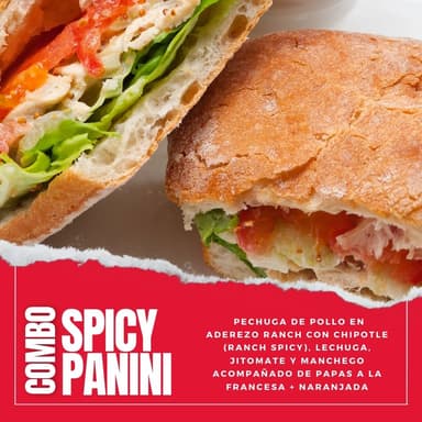 Combo Spicy Panini