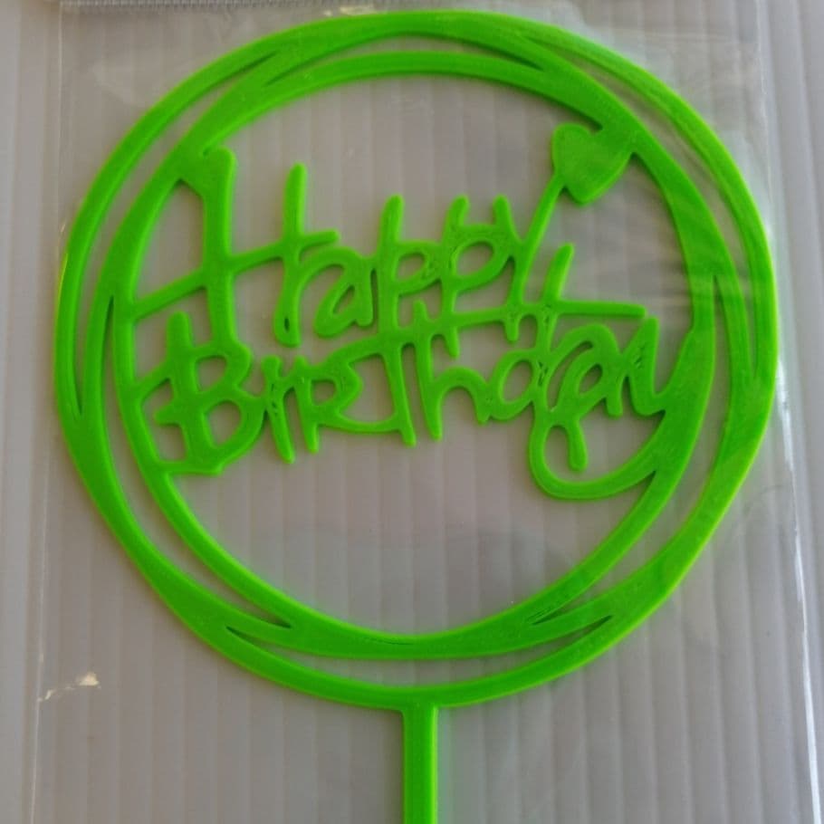 Topper Cumpleaños para Pastel Grande