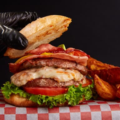 Hamburguesa Fire Boom