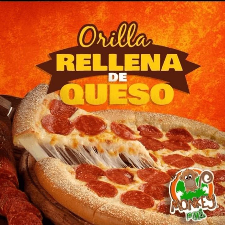 Pizza Pepperoni con Orilla de Queso (Grande)