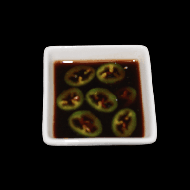 Soya con chiles
