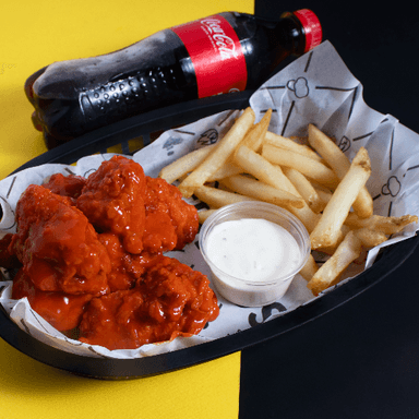 6 Boneless, Papas y Refresco