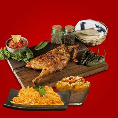 Combo 2 (1/2 Pollo Grande + 2 Complementos)