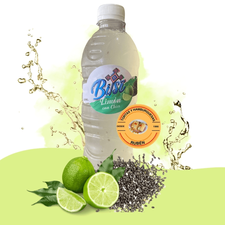 Agua Limón con Chía 500ml
