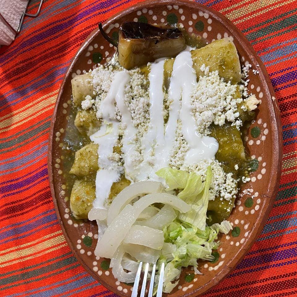 Enchiladas Verdes 4 Piezas