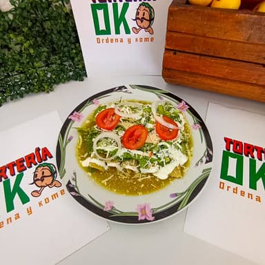 Enchiladas Verdes (5 Pz la Orden)