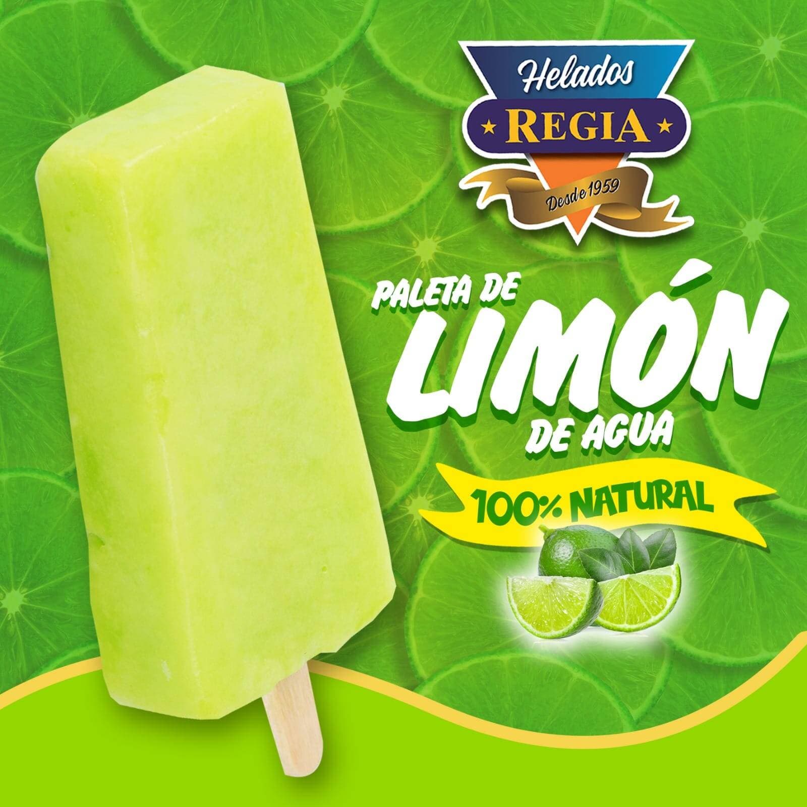 Paleta Agua Limón