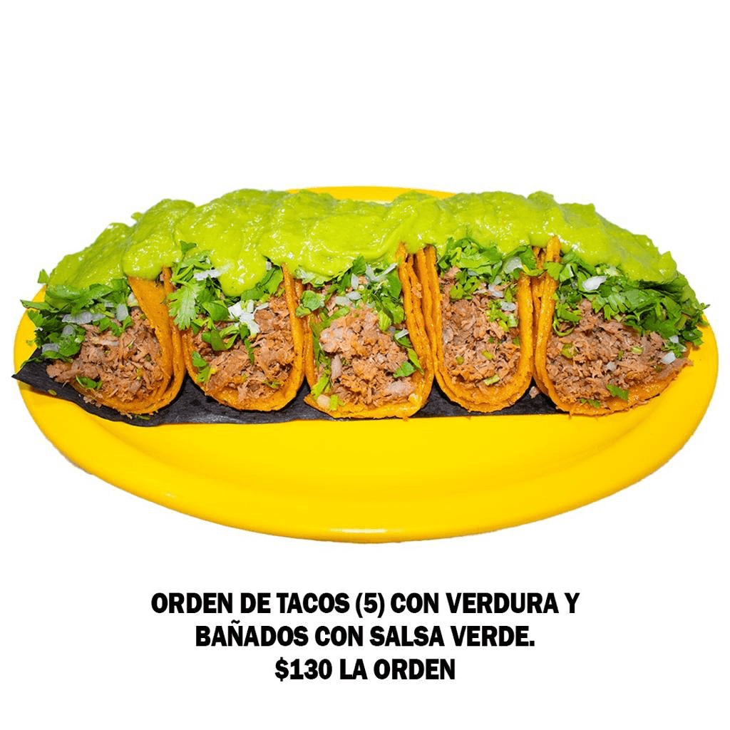 Combo Bañados en Salsa Verde