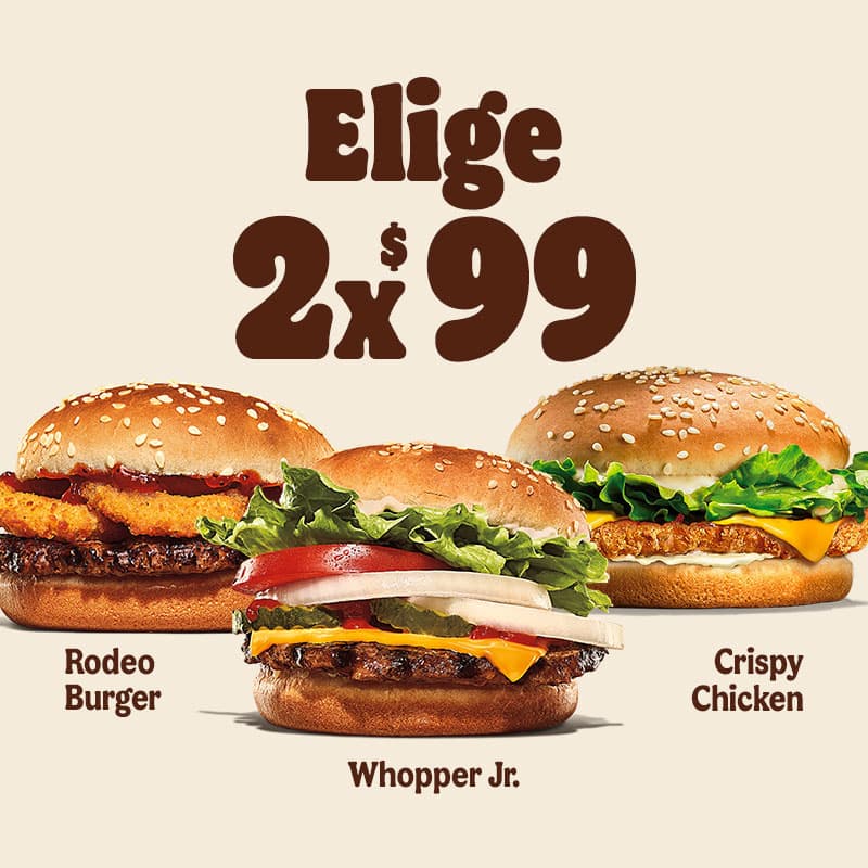 Elige 2 x $99