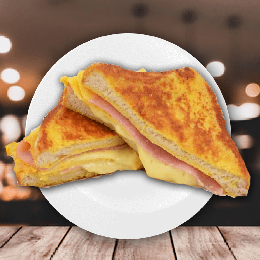 Sandwich Pollo Jamón y Queso Sencillo