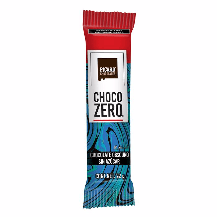 Barra Chocolate Amargo Sin Azúcar 22g