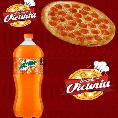 Combo-PIZZA DE PEPPERONI + MIRINDA 2 LT
