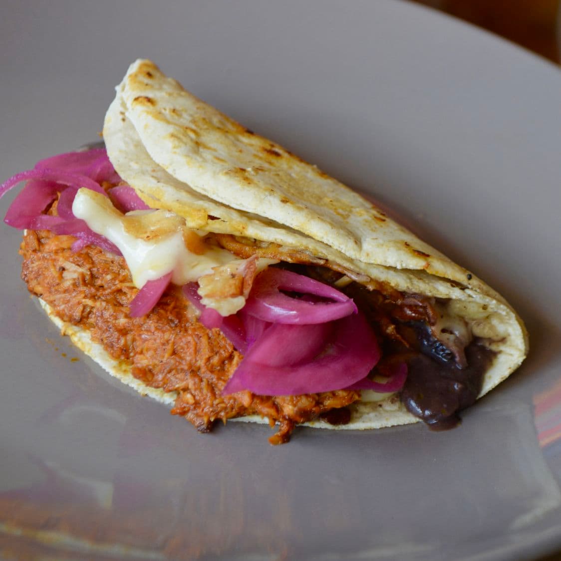 Quesadilla de Cochinita Pibil