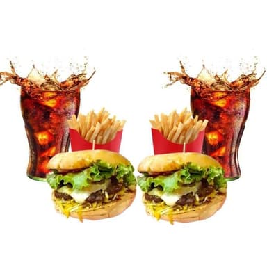 Promo Doble Burger + Papa Francesa y Bebida
