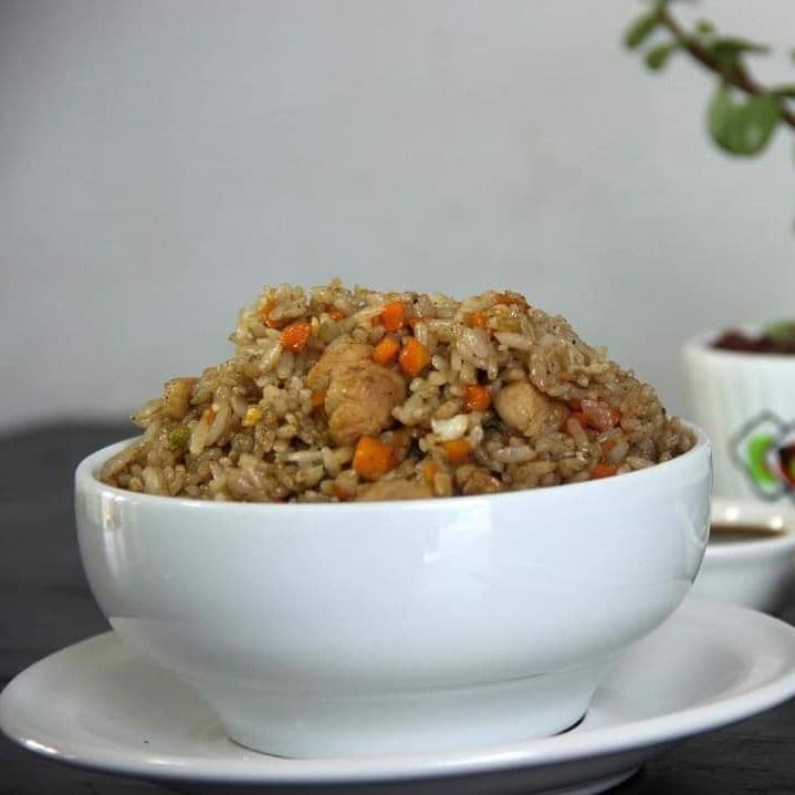 Yakimeshi Mixto + Yasai Maki