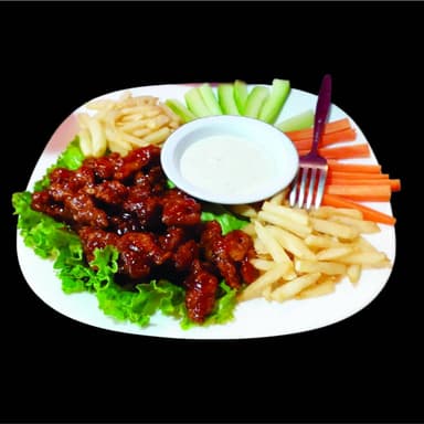 Boneless con Papas Francesas