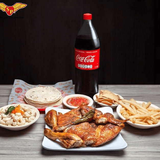 Paquete Familiar + Medio Pollo Gratis-Solo Martes