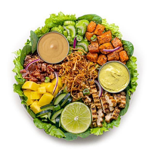 Ensalada Grill Mango & Bacon