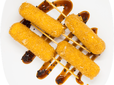 Kushiages de Queso Manchego