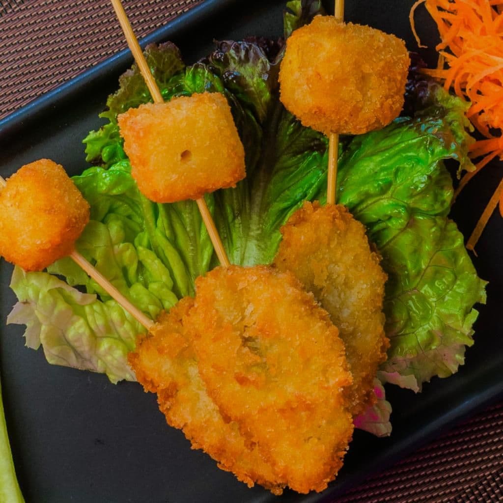 Kushiague Plátano + Manchego