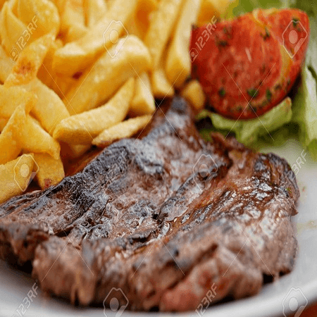 Carne asada de 250gr+gaseosa 250ml