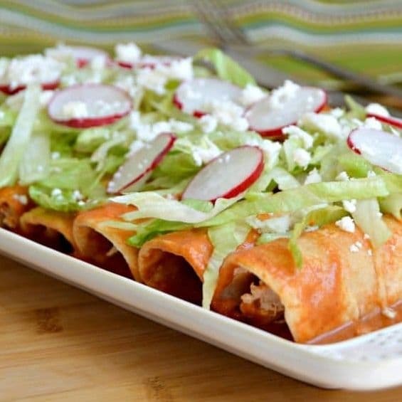Enchiladas Rojas (Orden 5 Pzas.)