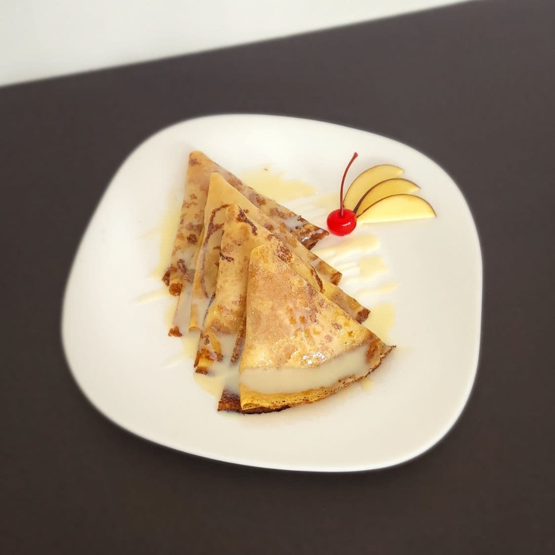 Crepa de Durazno con Lechera