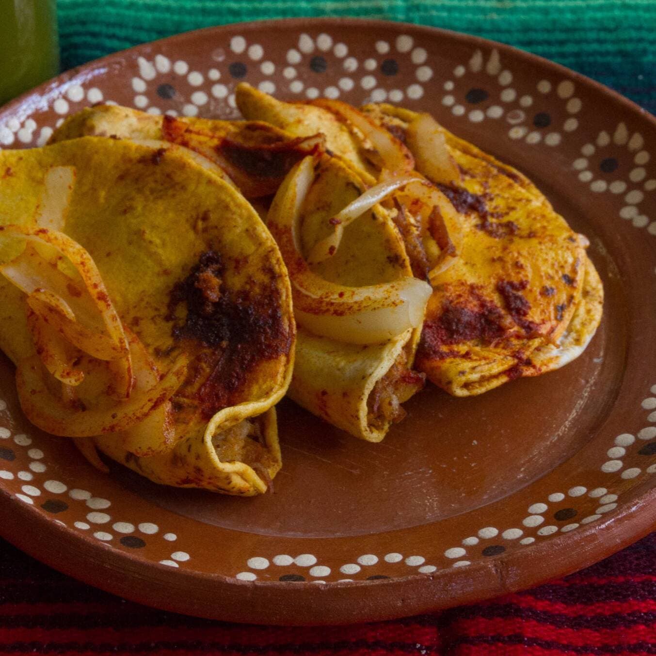 Taco de Chicharrón Prensado