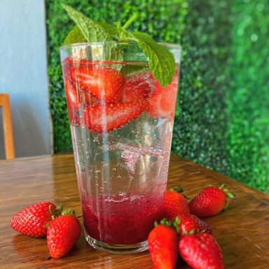 Soda de Frutos Rojos