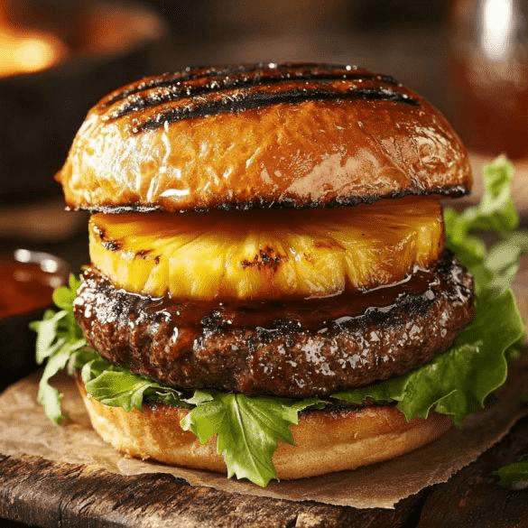 Hamburguesa Hawaiana