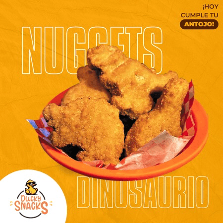 Nuggets Dinosaurio