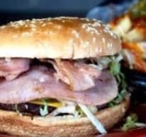 Hamburguesa con Jamon