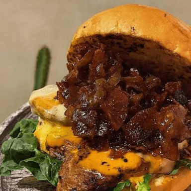 Hamburguesa Bacon (mermelada de Tocino)