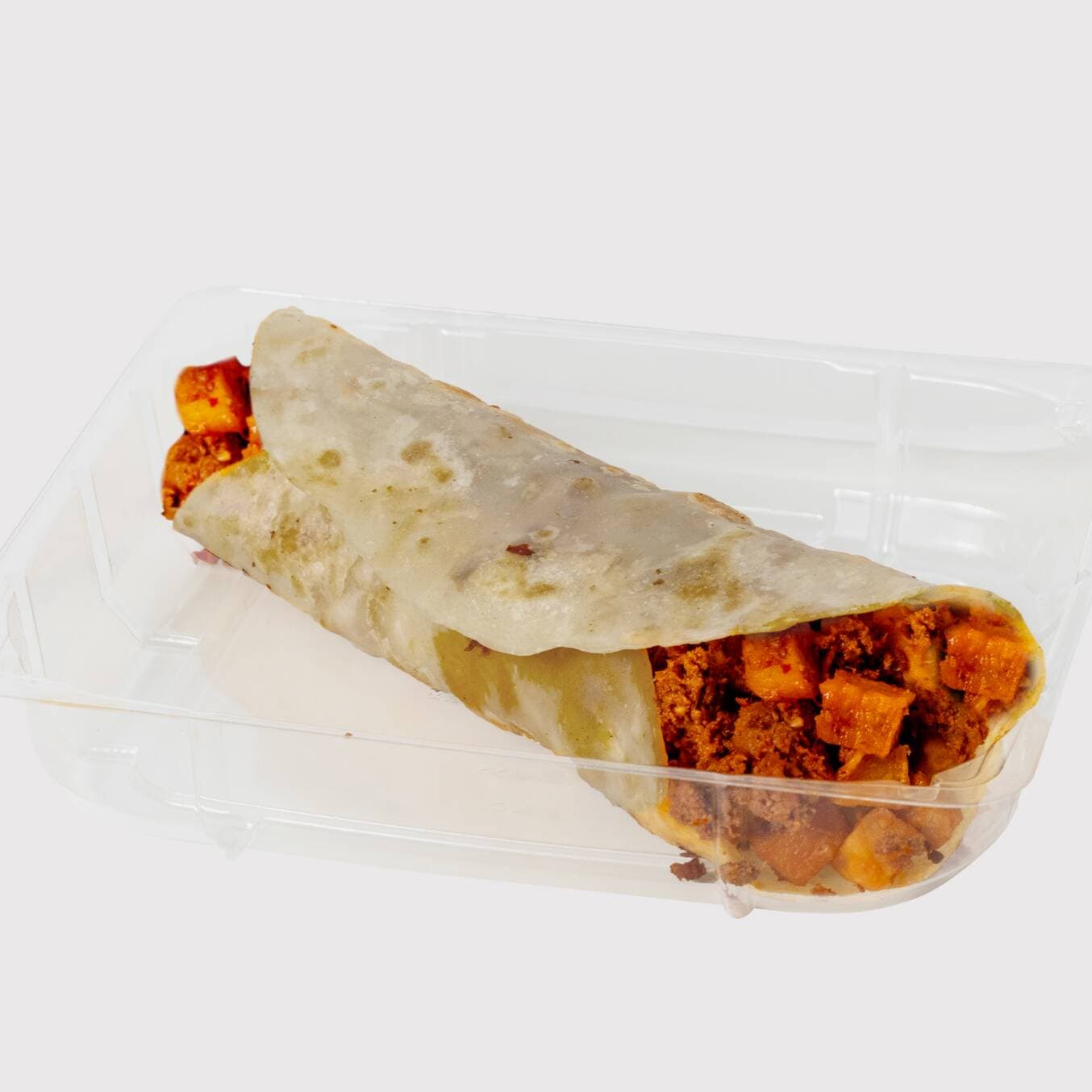 Burrito de Chorizo con Papa