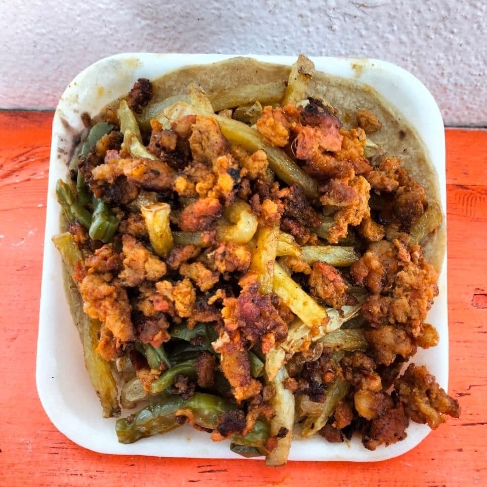 COMBO TACO JUNIOR´S LONGANIZA + JUGO