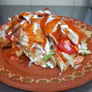 5 Tacos de Papa con Lomo Arriba