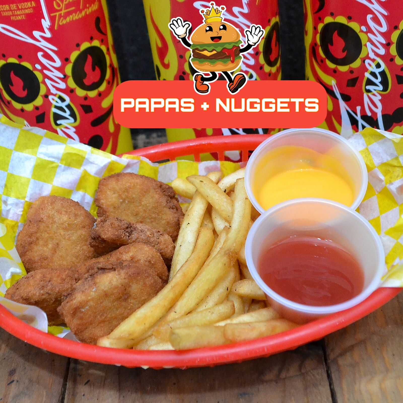 Nuggets más Papas