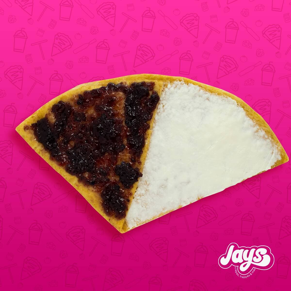 Crepa de Queso con Zarzamora