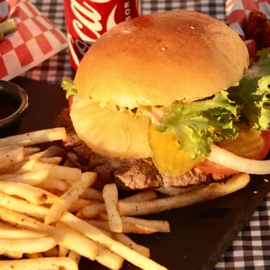HAMBURGUESA HAWAIANA