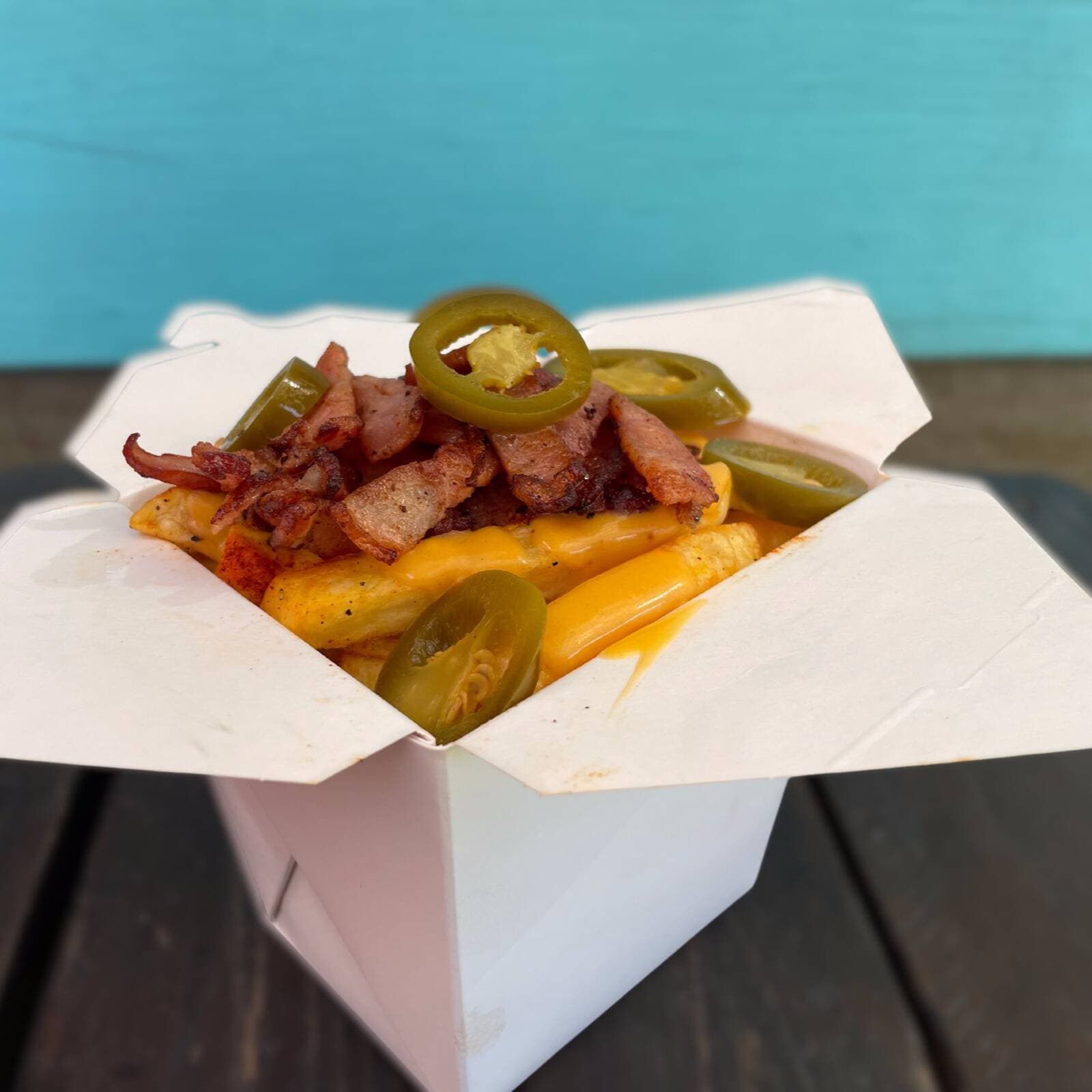 Papas fritas Tocino
