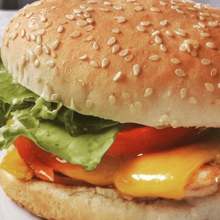 Hamburguesa Sencilla de pollo