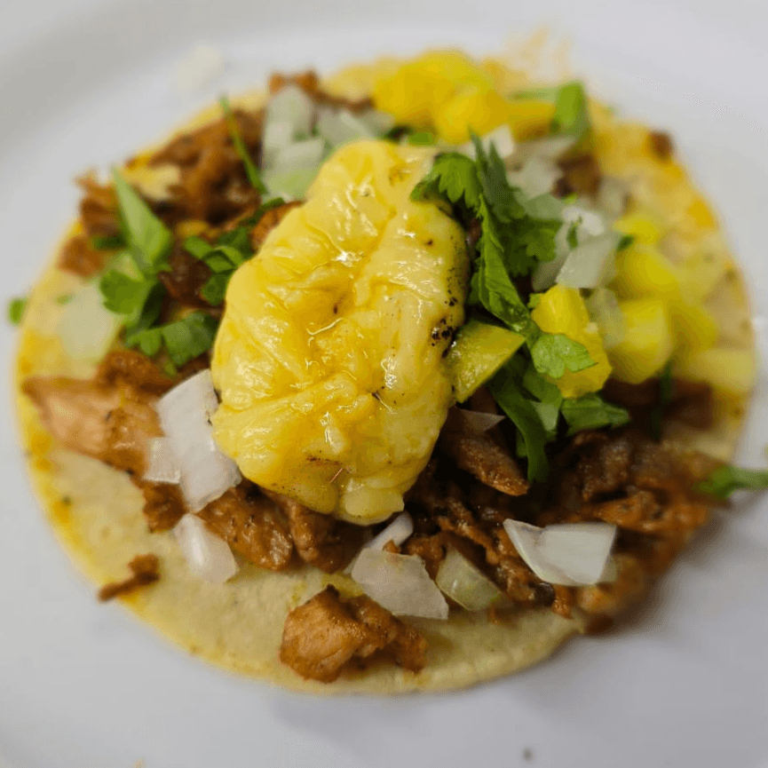 Taco de Pastor con Queso 1 Pz