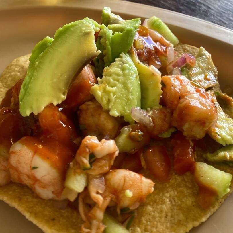 Tostada Camaron
