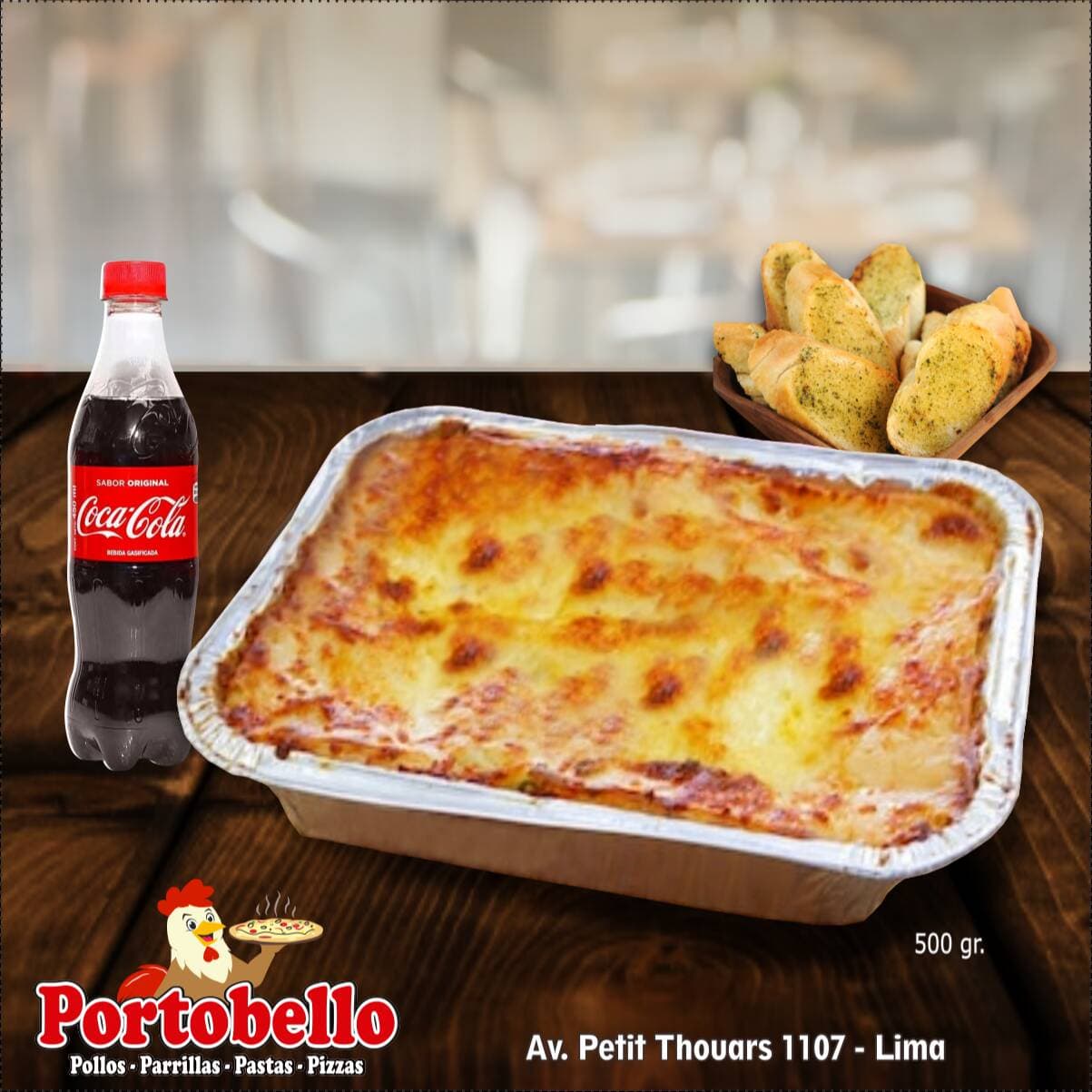 Combo Lasagna de Carne
