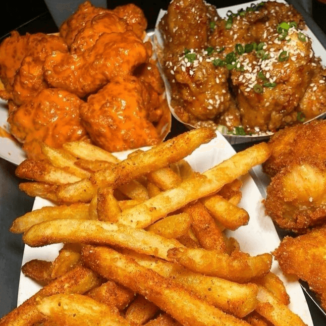 BONELESS+CORN DOG+PAPAS